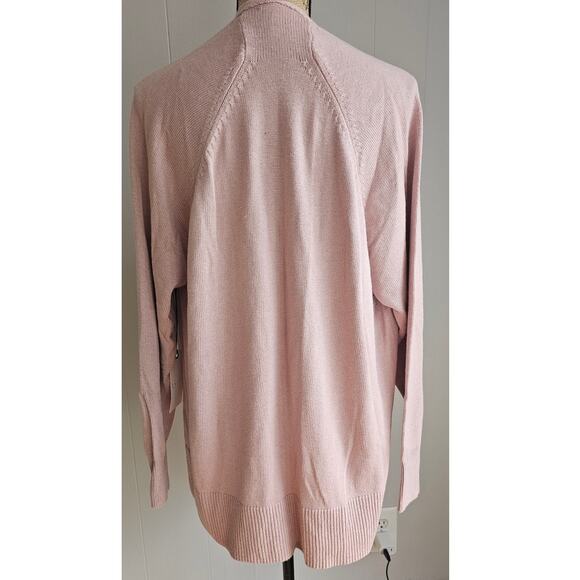 Leith Cardigan Nordstrom Pink Adobe Sweater Duster, New with tags, Sz S, NEW - Picture 3 of 12